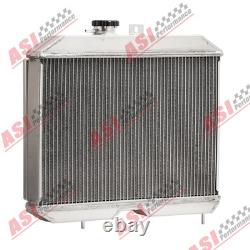 3-Row Aluminum Radiator Shroud Fan Fits 41-52 Jeep Willys MB/CJ-2A/M38 Ford GPW