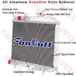 3 Row Aluminum Radiator fit 1941-1952 47 49 51 Jeep Willys MB/CJ-2A/M38 Ford GPW