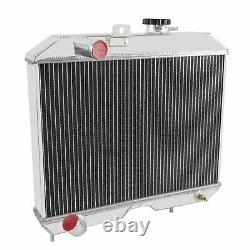 3 Row Aluminum Radiator fit 1941-1952 Jeep Willys CJ2 CJ-2A CJ3 M38/ Ford GPW