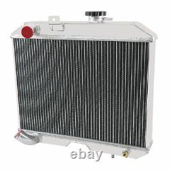 3 Row Aluminum Radiator fit 1941-1952 Jeep Willys CJ2 CJ-2A CJ3 M38/ Ford GPW