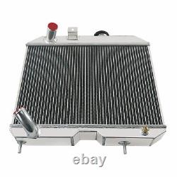 3 Row Aluminum Radiator fit 1941-1952 Jeep Willys CJ2 CJ-2A CJ3 M38/ Ford GPW