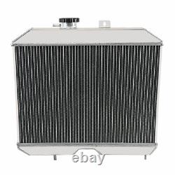 3 Row Aluminum Radiator fit 1941-1952 Jeep Willys CJ2 CJ-2A CJ3 M38/ Ford GPW