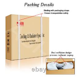 3 Row Aluminum Radiator fit 1941-1952 Jeep Willys CJ2 CJ-2A CJ3 M38/ Ford GPW