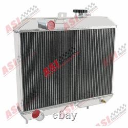 3 Row Aluminum Radiator for 1941-1952 Jeep Willys CJ2 CJ-2A CJ3 M38/ Ford GPW