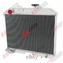 3 Row Aluminum Radiator for 1941-1952 Jeep Willys CJ2 CJ-2A CJ3 M38/ Ford GPW