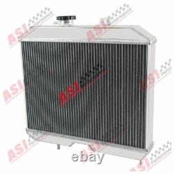 3 Row Aluminum Radiator for 1941-1952 Jeep Willys CJ2 CJ-2A CJ3 M38/ Ford GPW
