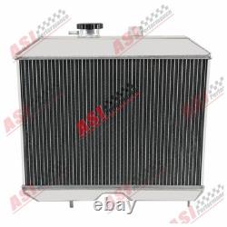 3 Row Aluminum Radiator for 1941-1952 Jeep Willys CJ2 CJ-2A CJ3 M38/ Ford GPW
