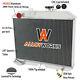 3 Row Aluminum Radiator For 1941-52 1943 1950 Jeep Willys Mb Cj-2a M38 Ford Gpw