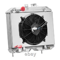 3-Row Radiator Shroud Fan Fits 1941-1952 Jeep Willys MB/CJ-2A/M38/Ford GPW