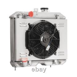 3 Row Radiator Shroud Fan For 1941-1952 50 Jeep Willys MB CJ-2A M38 / Ford GPW