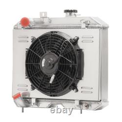 3 Row Radiator Shroud Fan For 1941-1952 50 Jeep Willys MB CJ-2A M38 / Ford GPW