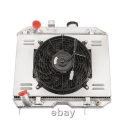 3 Row Radiator Shroud Fan For 1941-1952 50 Jeep Willys MB CJ-2A M38 / Ford GPW