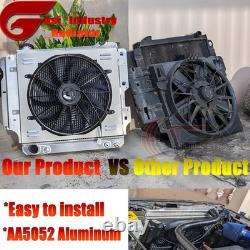 3 Rows Aluminum Radiator For 1941-1952 47 Jeep Willys MB/CJ-2A/M38 & Ford GPW US
