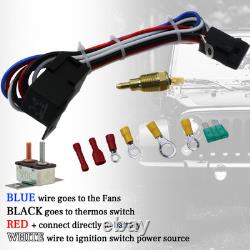 3 Rows Radiator Shroud Fan For 41-1952 Jeep Willys MB 2A M38 Ford GPW Engine