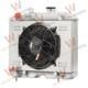 3 Rows Radiator Shroud Fan Kits For 1941-1952 Jeep Willys Mb/cj-2a/m38/ford Gpw