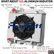 4rows Radiator Shroud Fan For 1941-1952 Jeep Willys Mb/ Cj-2a/ M38/ford Gpw 2.2l