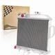 4 Row Aluminum Radiator Fit 1941-1952 1948 Jeep Willys Mb Cj-2a M38 & Ford Gpw