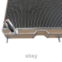 4 Row Aluminum Radiator For 1941-52 1949 Jeep Willys CJ2 CJ-2A CJ3 M38 Ford GPW