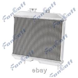 4 Row Core Aluminum Radiator For 1941-1952 Jeep Willys MB/CJ-2A/M38/Ford GPW MT