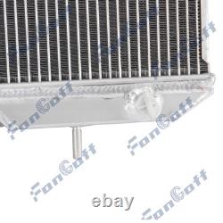 4 Row Core Aluminum Radiator For 1941-1952 Jeep Willys MB/CJ-2A/M38/Ford GPW MT