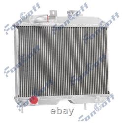 4 Row Core Aluminum Radiator For 1941-1952 Jeep Willys MB/CJ-2A/M38/Ford GPW MT