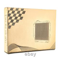 4-Row Radiator Shroud Fan For 1941-1952 Jeep Willys MB/ CJ-2A/ M38/Ford GPW 2.2L