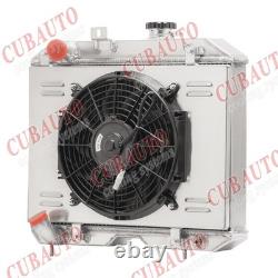 4 Rows Radiator Shroud Fan Fit 1941-1952 Jeep Willys MB 2A M38 Ford GPW Engine