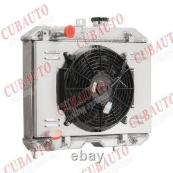 4 Rows Radiator Shroud Fan Fit 1941-1952 Jeep Willys MB 2A M38 Ford GPW Engine