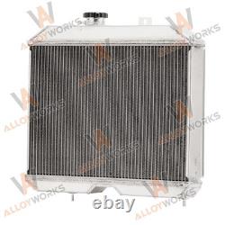 4 Rows Radiator+Shroud Fan For 1941-1952 Jeep Willys MB 2A M38 Ford GPW Engine
