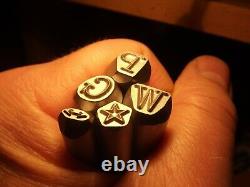 7 mm Stamp Punch set stamps Punch Ford-GPW-Jeep B