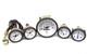 80 Mph Speedometer Temp Oil Fuel Amp Gauge Set For Willys Mb Jeep Ford Cj Gpw