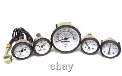 80 MPH Speedometer Temp Oil Fuel Amp Gauge Set for Willys MB Jeep Ford CJ GPW