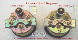 80 MPH Speedometer Temp Oil Fuel Amp Gauge Set for Willys MB Jeep Ford CJ GPW