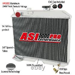 ASI 3 Row Aluminum Radiator For 1941-1952 Jeep Willys MB/CJ-2A/M38 & Ford GPW