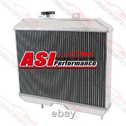 ASI 3 Row Aluminum Radiator For 1941-1952 Jeep Willys MB/CJ-2A/M38 Ford GPW