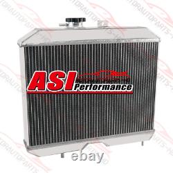 ASI 3 Row Aluminum Radiator For 1941-1952 Jeep Willys MB/CJ-2A/M38 Ford GPW