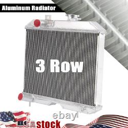 Aluminum 3 Row Radiator For Jeep Willys MB/CJ-2A/M38/Ford GPW 1941-1952 USA