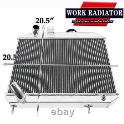 Aluminum Cooling Radiator fit 1941-1952 1943 Jeep Willys MB CJ-2A M38 / Ford GPW