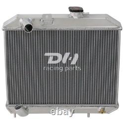 Aluminum Radiator 3 Core Fit 1941-1952 44 Jeep Willys CJ2 CJ-2A CJ3 M38 Ford GPW