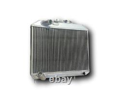 Aluminum Radiator&Fans For 1941-1952 Ford GPW 1942 1943 1944 1945 1946 1947 1948