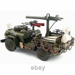 Antique Handmade WWII US Army Military Jeep Willys MB Ford GPW Vehicle Truck Kit
