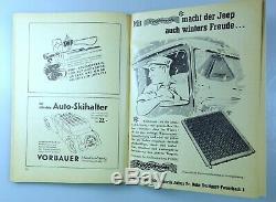 BETRIEBSHANDBUCH FÜR DEN JEEP, Zuerl um 1950 Willys Overland MB Ford GPW