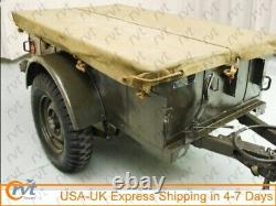 CANVAS COVER Willys Jeep MB, Ford GPW, tarpaulin for trailer, Trailer Cover