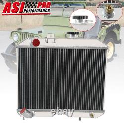 CC5241 3 Row Radiator Fits 1941-1952 48 Ford GPWith Jeep Willys MB CJ-2A M38 L4 L6