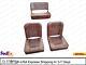 Complete Seat Cushion Set For Military Jeep Ford Willys Mb Gpw Brown Diamond Cut