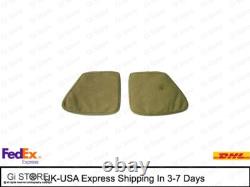 Canvas Crash Pads Prefitted FIts 41-45 Willys Jeep Ford MB, GPW -A2910-11 Pads