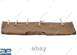 Canvas Soft Top Tan Color Fits For Willys Jeeps Ford MB GPW @UK