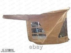 Canvas Soft Top for Jeep Willy CJ2A Ford MB GPW Fits Cross Bow Tan OD GreenBlack