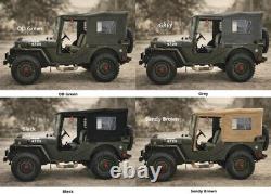 Canvas Soft Top for Willys Jeep MB Ford GPW Hotchkiss OD Green Brown Grey Black