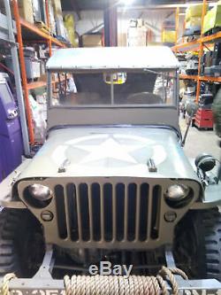 Canvas soft top Canopy for Willys MB or Ford GPW Jeep (Military Replica)